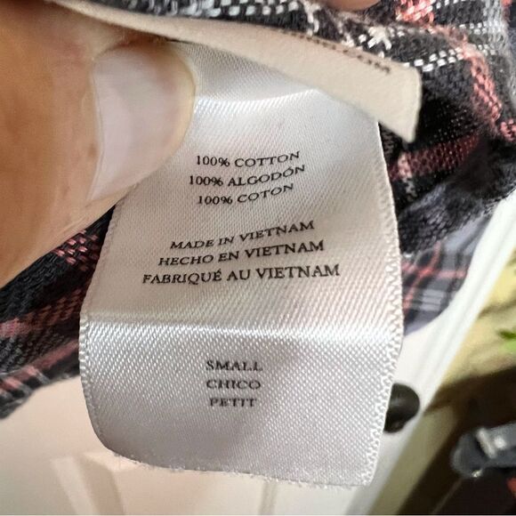 Rails Wyatt Mens Plaid Sport Button Down Size Small FLAWED see pictures - Picture 6 of 7